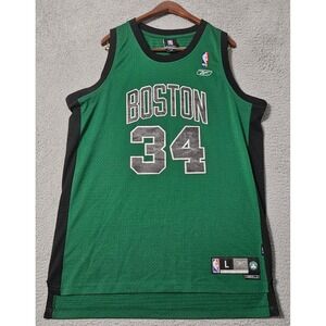 Boston Celtics Jersey #34 Mens Large Paul Pierce Reebok Basketball NBA Stitched